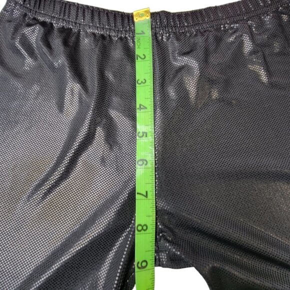 METALLIC Sheen Black Leggings -Size Small or Medium - Picture 4 of 6